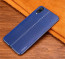 Vaku ® Vivo X21 Lexza Series Double Stitch Leather Shell with Metallic Camera Protection Back Cover