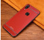 Vaku ® Vivo V9 Leather Stitched Gold Electroplated Soft TPU Back Cover