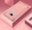 Vaku ® Samsung Galaxy A8 Plus Ling Series Ultra-thin Metal Electroplating Splicing PC Back Cover