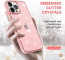 Vaku Luxos ® 2In1 Combo Apple iPhone 13 Pro Star Struck Series Transparent Protective Hard Back Cover with 3D Tempered Glass