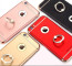 Vorson ® Apple iPhone 6 Plus / 6S Plus Ling series Ultra Thin Electroplating Splicing PC + Inbuilt Metal Ring Kickstand Back Cover