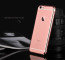 MeePhone ® For Apple iPhone 6 Plus / 6S Plus Noble Series Metal Electroplating Bumper Transparent Back Cover