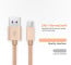 Vaku ® Nylon Braided USB Pack of 3, Type C USB Port Compatible Cable (3 Feet/0.9 Meter)