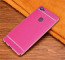 Vaku ® Oppo F5 Leather Stitched Gold Electroplated Soft TPU Back Cover
