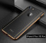 VAKU ® Apple iPhone 6 Plus / 6S Plus Vertical Leather Stitched Gold Electroplated Soft TPU Back Cover