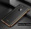 VAKU ® Apple iPhone 6 Plus / 6S Plus Vertical Leather Stitched Gold Electroplated Soft TPU Back Cover
