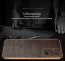 Vaku ® Redmi Note 10 Pro Rexza Leather Stitched Gold Electroplated Soft TPU Back Cover