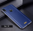 VAKU ® Vertical Leather Stitched Gold Electroplated Soft TPU Back Cover