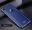 VAKU ® Apple iPhone 7 Vertical Leather Stitched Gold Electroplated Soft TPU Back Cover