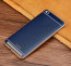 Vaku ® Xiaomi Redmi 5A Leather Stitched Gold Electroplated Soft TPU Back Cover