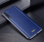 Vaku ® Xiaomi Mi A3 Vertical Leather Stitched Gold Electroplated Soft TPU Back Cover
