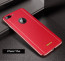 VAKU ® Apple iPhone 7 Plus Vertical Leather Stitched Gold Electroplated Soft TPU Back Cover