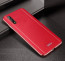 Vaku ®  Vivo S1 Vertical Leather Stitched Gold Electroplated Soft TPU Back Cover