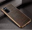 Vaku ® Redmi Note 10 Pro Rexza Leather Stitched Gold Electroplated Soft TPU Back Cover