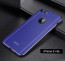 VAKU ® Vertical Leather Stitched Gold Electroplated Soft TPU Back Cover
