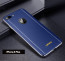 VAKU ® Apple iPhone 8 Plus Vertical Leather Stitched Gold Electroplated Soft TPU Back Cover