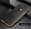 VAKU ® Apple iPhone 6 / 6S Vertical Leather Stitched Gold Electroplated Soft TPU Back Cover