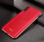 Vaku ® Xiaomi Mi A3 Vertical Leather Stitched Gold Electroplated Soft TPU Back Cover
