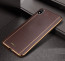 Vaku ® Xiaomi Redmi 7A Vertical Leather Stitched Gold Electroplated Soft TPU Back Cover