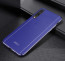 Vaku ® Xiaomi Mi A3 Vertical Leather Stitched Gold Electroplated Soft TPU Back Cover