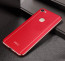 Vaku ® Vivo V7 Plus Vertical Leather Stitched Gold Electroplated Soft TPU Back Cover