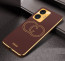 Vaku ® Vivo T1 4G Skylar Leather Pattern Gold Electroplated Soft TPU Back Cover