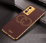 Vaku ® Xiaomi 11T Pro 5G Skylar Leather Pattern Gold Electroplated Soft TPU Back Cover