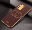 Vaku ® Samsung Galaxy S10 Lite Skylar Leather Pattern Gold Electroplated Soft TPU Back Cover