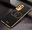 Vaku ® Oppo F19 Pro Plus 5G Skylar Leather Pattern Gold Electroplated Soft TPU Back Cover