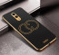 Vaku ® Oneplus 7 Skylar Leather Pattern Gold Electroplated Soft TPU Back Cover