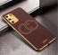 Vaku ® Samsung Galaxy S10 Lite Skylar Leather Pattern Gold Electroplated Soft TPU Back Cover