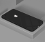 Vaku ® Apple iPhone 6 / 6S Club Series Ultra-Shine Luxurious Tempered Finish Silicone Frame Thin Back Cover