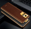 Vaku ® Vivo Y73 Luxemberg Series Leather Stitched Gold Electroplated Soft TPU Back Cover