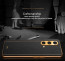 Vaku ® OnePlus Nord CE Luxemberg Series Leather Stitched Gold Electroplated Soft TPU Back Cover