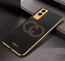 Vaku ® Vivo V21e 5G Skylar Leather Finish Gold Electroplated Soft TPU Back Cover