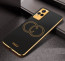 Vaku ® Vivo Y73 Skylar Leather Pattern Gold Electroplated Soft TPU Back Cover