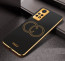 Vaku ® Xiaomi Redmi Note 11 Pro Plus 5G Skylar Leather Pattern Gold Electroplated Soft TPU Back Cover