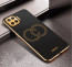 Vaku ® Oppo F17 Pro Skylar Leather Pattern Gold Electroplated Soft TPU Back Cover