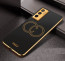 Vaku ® Vivo V23e 5G Skylar Leather Pattern Gold Electroplated Soft TPU Back Cover