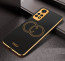 Vaku ® Xiaomi Redmi Note 11 Pro Skylar Leather Pattern Gold Electroplated Soft TPU Back Cover