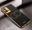 Vaku ® Vivo Y75 5G Skylar Leather Pattern Gold Electroplated Soft TPU Back Cover
