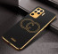 Vaku ® Oppo F19 Pro Skylar Leather Pattern Gold Electroplated Soft TPU Back Cover