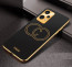 Vaku ® OnePlus Nord CE 2 Lite 5G Skylar Leather Pattern Gold Electroplated Soft TPU Back Cover