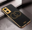 Vaku ® OnePlus Nord CE 2 5G Skylar Leather Pattern Gold Electroplated Soft TPU Back Cover