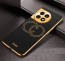 Vaku ® OnePlus 11R Skylar Leather Stitched Gold Electroplated Soft TPU Back Cover