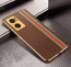 Vaku ® OnePlus Nord CE 2 5G Felix Line Leather Stitched Gold Electroplated Soft TPU Back Cover Case