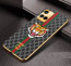 Vaku ® Vivo Y21a Lynx Designer Leather Pattern Gold Electroplated Soft TPU Back Cover Case