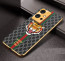 Vaku ® Vivo Y75 5G Lynx Designer Leather Pattern Gold Electroplated Soft TPU Back Cover Case