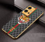 Vaku ® Vivo Y75 5G Lynx Designer Leather Pattern Gold Electroplated Soft TPU Back Cover Case