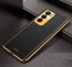 Vaku ® Oppo Reno12 5G Luxemberg Leather Pattern Gold Electroplated Soft TPU Back Cover